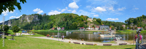 Kurort Rathen/Rathen in der Sächsischen Schweiz, Elbsandsteingebirge