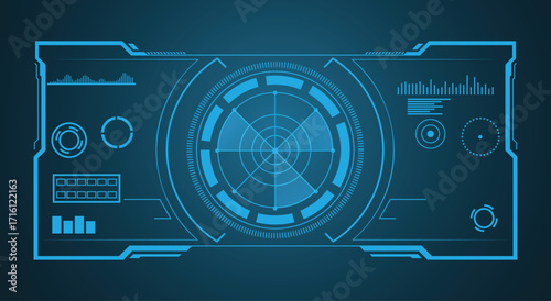 abstract hud ui gui future futuristic screen system virtual design