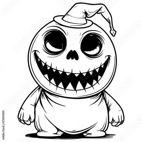 Pumpkin Monster Face