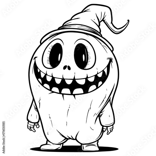 Smiling Pumpkin Monster