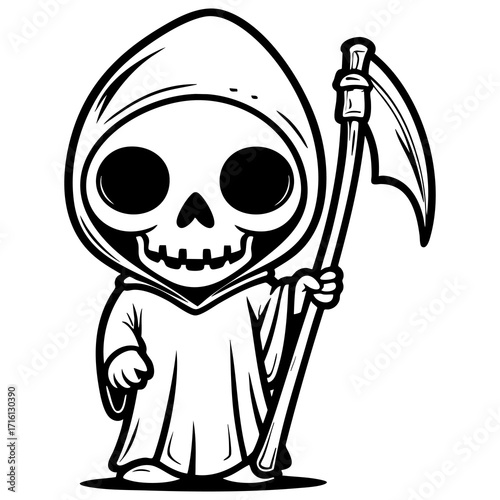 Cute Grim Reaper