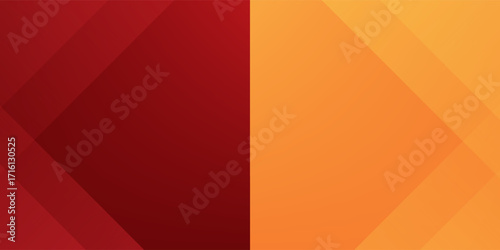 red and yellow boxes creates a bright and colorful abstract composition. It captures the essence of color diversity with shades of orange, amber, and peach that compliment each other