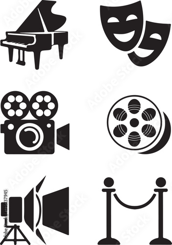 Entertainment icons capture stage, film, and spotlight moments