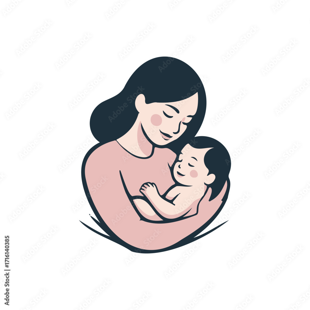 Obraz premium mother and baby
