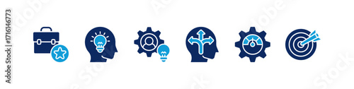 Competency pack, skills and knowledge concepts. Vector illustration with keywords and icons