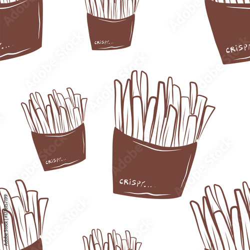 French fries pattern
