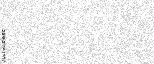 Abstract design with Seamless pattern with lines Topographic map. geographic mountain relief. Retro topographic map.  Design illustration for wall art, fabric, packaging, web, banner, wallpaper.