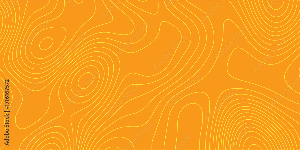 Φωτογραφία Vector illustration of an abstract orange and yellow background with swirling rays and a hot sun pattern
