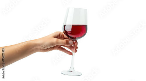 hand holding a glass of wine