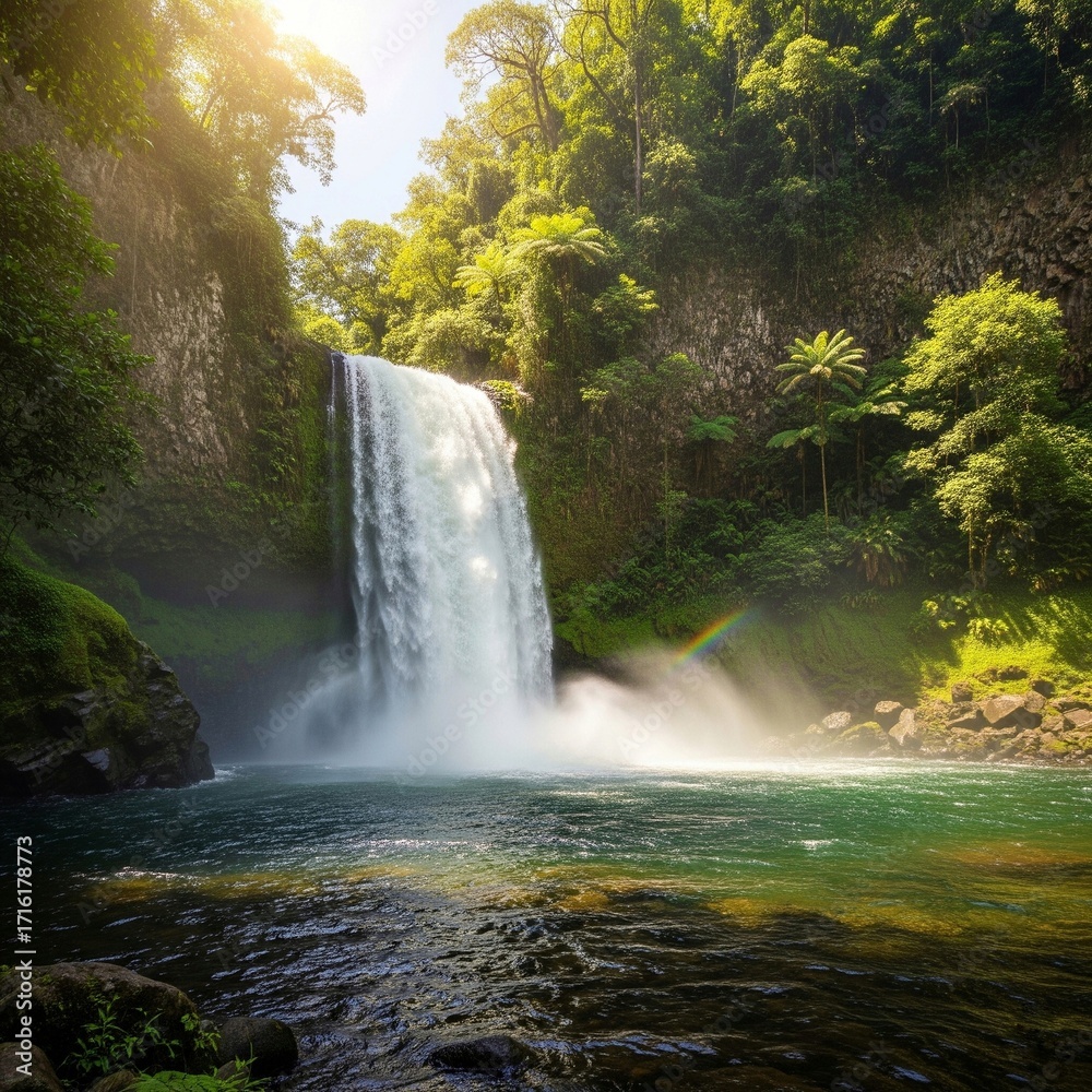 Fototapeta premium waterfall in the forest