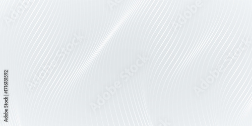 Premium background design with white line pattern (texture) in luxury pastel colour. Abstract horizontal vector template for business banner,