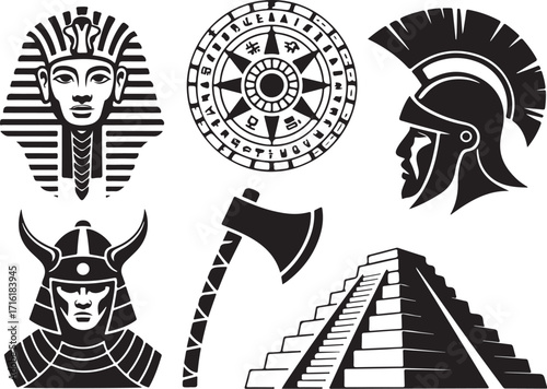Ancient Symbols Collection: History, Power, Myth