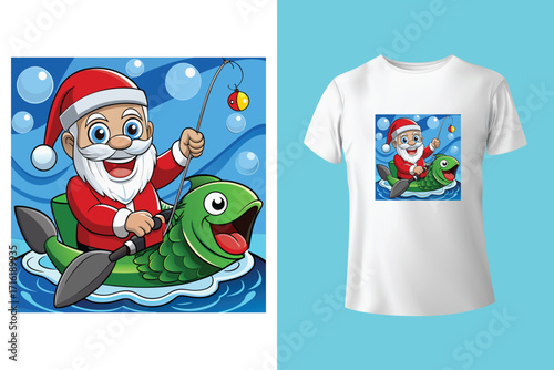 Merry Christmas vintage style black t shirt for winter collection