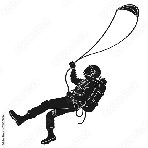 vector illustration of a knight