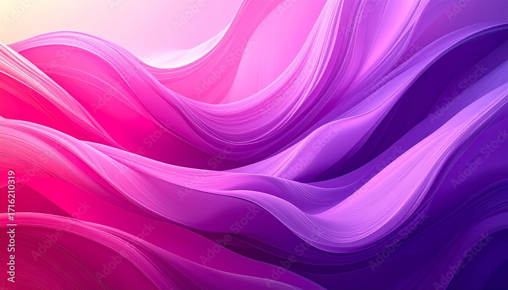 Fototapeta premium Sanfte Übergänge von kräftigem Pink zu hellem Lila