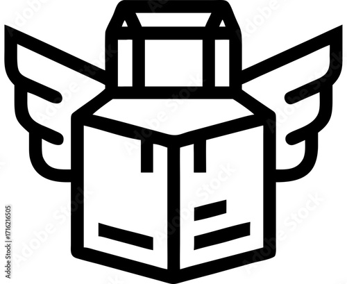 delivery box icon