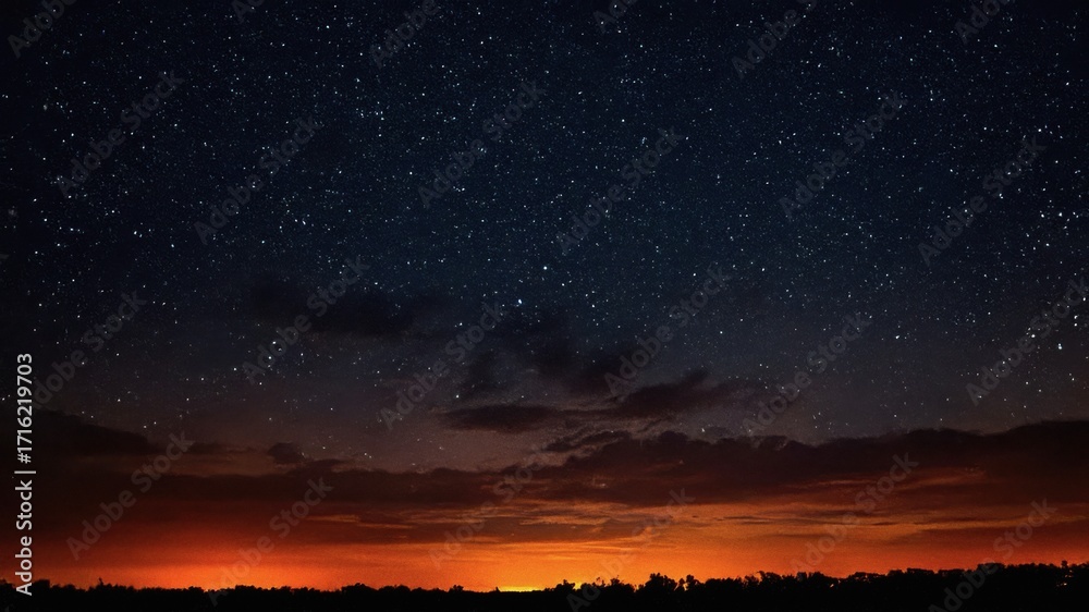 Fototapeta premium Night Sky Filled with Stars