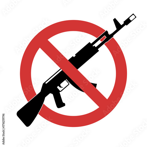 Weapon on White Background