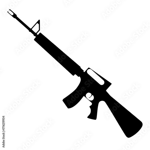 Weapon on White Background