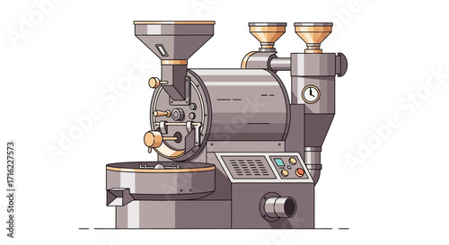 Professional coffee roaster machine for artisan bean crafting and small business brewing