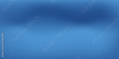 Abstract dark blue gradient background. Dark scene with curved waves of smoke or fog reflecting soft light, Black drop cool feeling of cold and cool underwater water.
