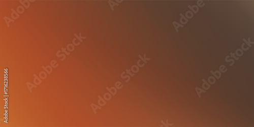 Grainy gradient background dark brown orange black color design space copy