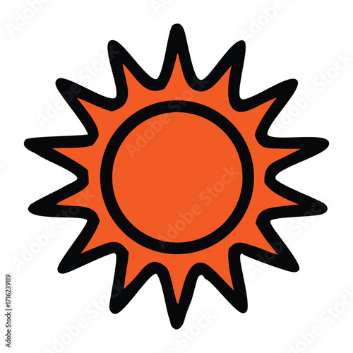 Abstract sun vector illustration icon design
