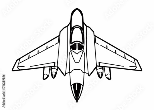 vector illustration of airplane