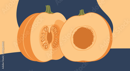 Discovering the unique characteristics of two visually similar orange fruits.