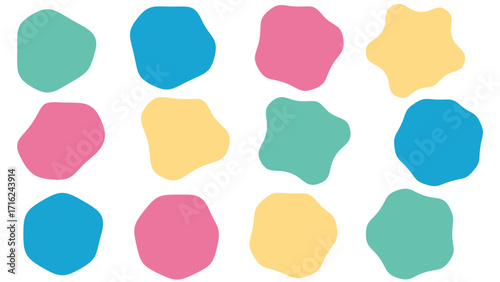 ふにゃふにゃフレームセット　パステルカラー
Squishy Frame Set - Pastel Colors