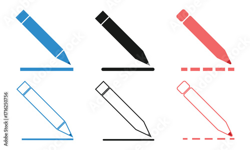 Edit icon vector isolated on white background. Pencil icon. sign up Icon vector. edit text