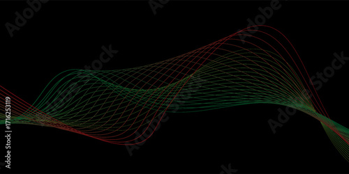 Best vectors design. Modern wavy line pattern in monochrome colors. Premium stripe texture for banner, modern picture