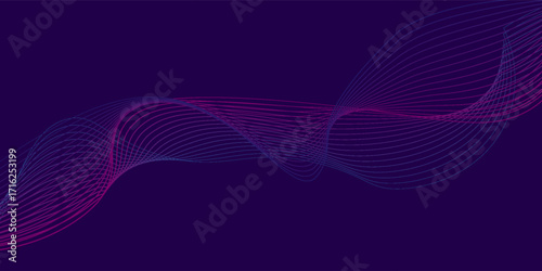 Best vectors design. Modern wavy line pattern in monochrome colors. Premium stripe texture for banner, modern picture