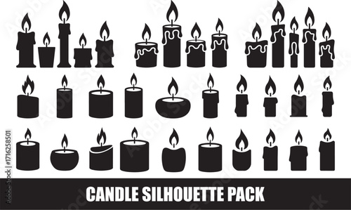 candle silhouette pack
