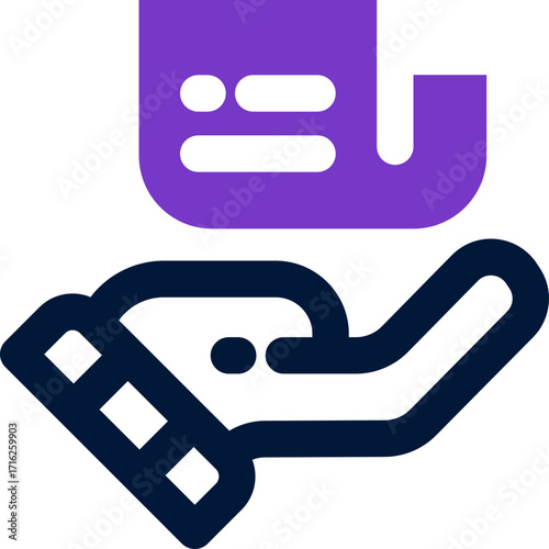 publisher duotone icon. Sleek and modern vector icon for websites, mobile apps, marketing materials, and corporate design. Fully scalable and ready to use.