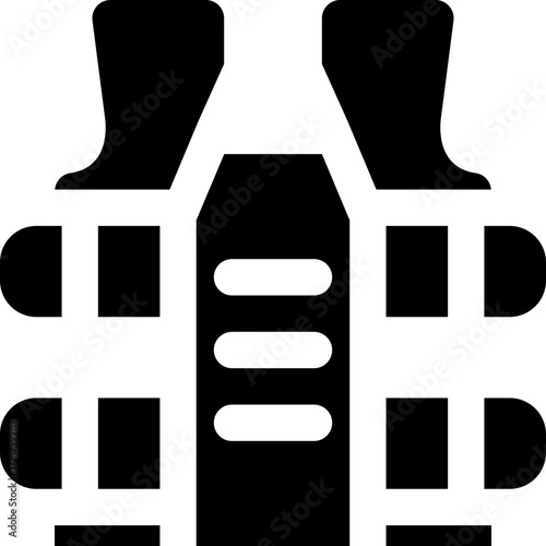 armour glyph icon. Strong and solid vector icon for websites, mobile interfaces, presentations, and visual branding. High quality and easy to edit.