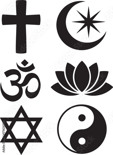 Global faith symbols unity diversity understanding peace harmony