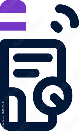 walkie talkie duotone icon. Sleek and modern vector icon for websites, mobile apps, marketing materials, and corporate design. Fully scalable and ready to use.
