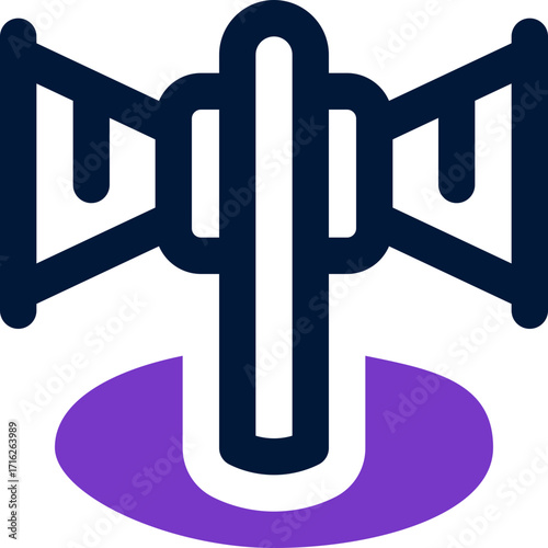 loudspeaker duotone icon. Sleek and modern vector icon for websites, mobile apps, marketing materials, and corporate design. Fully scalable and ready to use.