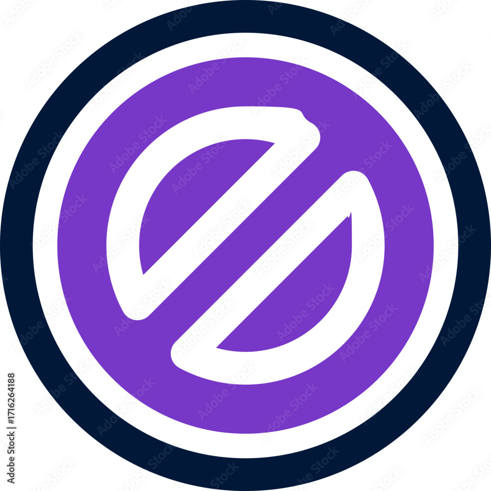 Fototapeta premium block duotone icon. Sleek and modern vector icon for websites, mobile apps, marketing materials, and corporate design. Fully scalable and ready to use.