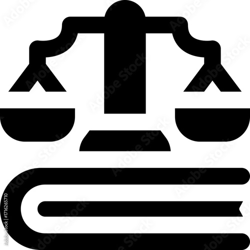 legislation glyph icon. Strong and solid vector icon for websites, mobile interfaces, presentations, and visual branding. High quality and easy to edit.
