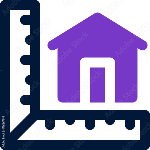 measure duotone icon. Sleek and modern vector icon for websites, mobile apps, marketing materials, and corporate design. Fully scalable and ready to use.