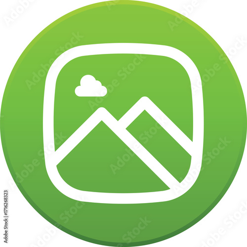 Collection of versatile graphic design elements featuring a central photographic camera icon with surrounding decorative shapes and artistic flourishes