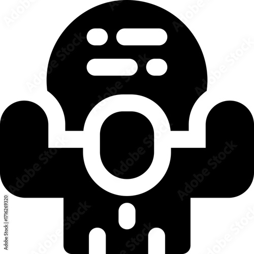 expert advice glyph icon. Strong and solid vector icon for websites, mobile interfaces, presentations, and visual branding. High quality and easy to edit.
