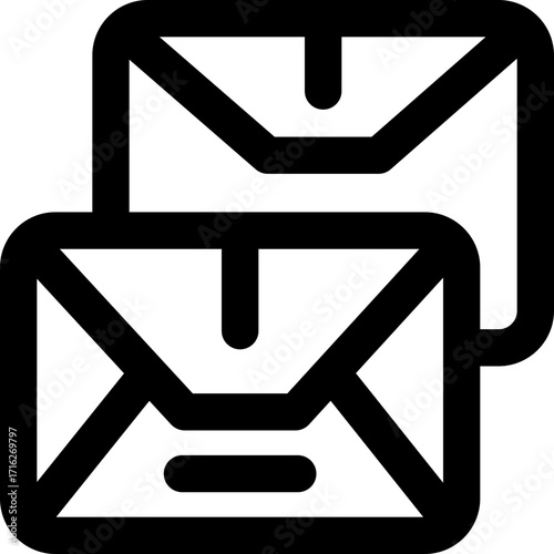 email line icon. Clean and minimalist vector icon for websites, mobile apps, presentations, and logos. Fully scalable and customizable for any project.
