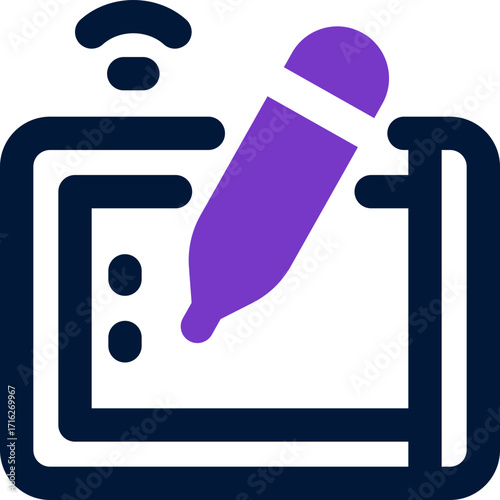 tablet duotone icon. Sleek and modern vector icon for websites, mobile apps, marketing materials, and corporate design. Fully scalable and ready to use.