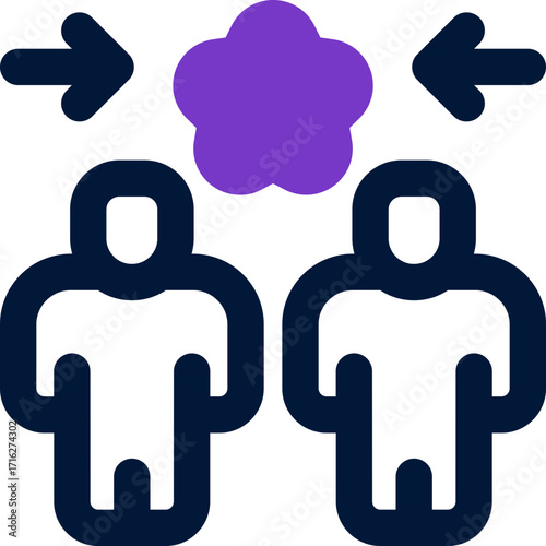 competitive duotone icon. Sleek and modern vector icon for websites, mobile apps, marketing materials, and corporate design. Fully scalable and ready to use.