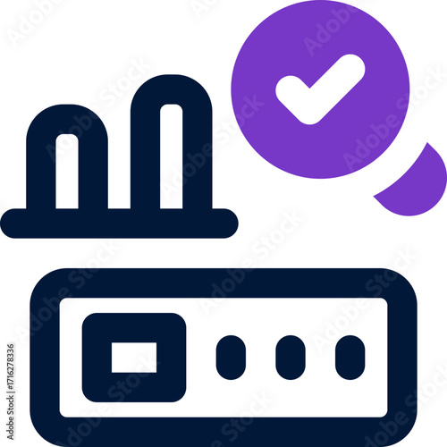 seo duotone icon. Sleek and modern vector icon for websites, mobile apps, marketing materials, and corporate design. Fully scalable and ready to use.