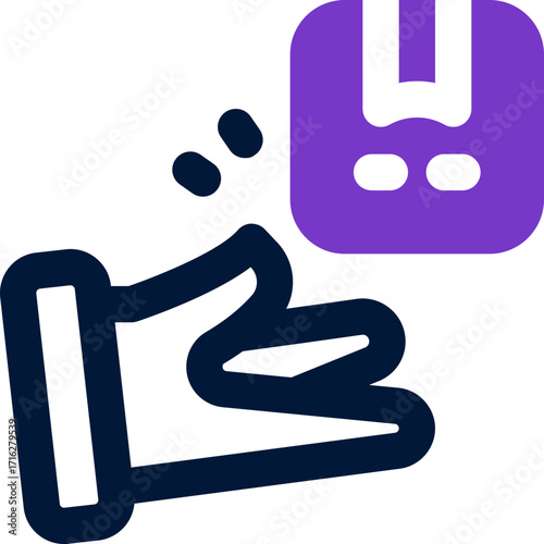 product duotone icon. Sleek and modern vector icon for websites, mobile apps, marketing materials, and corporate design. Fully scalable and ready to use.