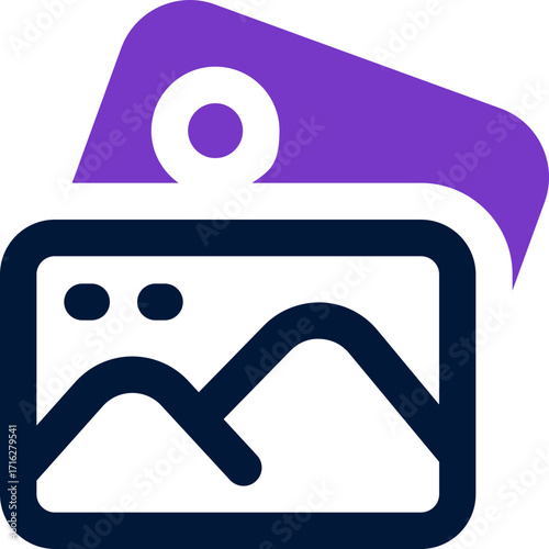 image duotone icon. Sleek and modern vector icon for websites, mobile apps, marketing materials, and corporate design. Fully scalable and ready to use.